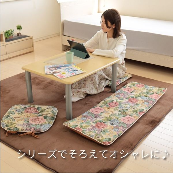 2枚 ゴブラン シートクッション 約43×43cm オフィス 事務所 椅子
