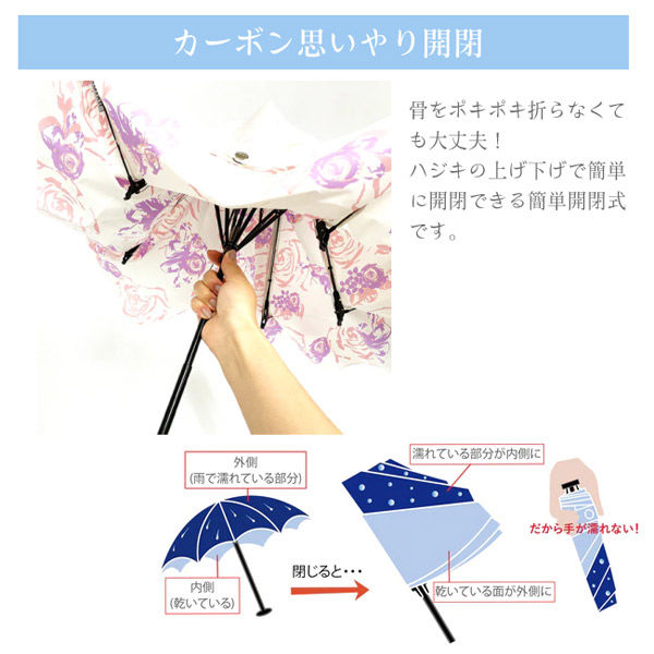 ももんちゃん様　まとめ買い　ハギレ共ホワイトローズ傘　新品 007が差しても似合う、紳士にふさわしいビニール傘を | 江戸東京