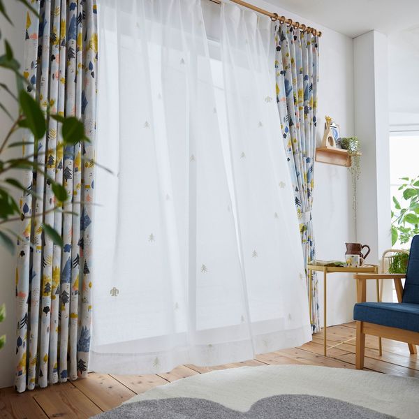 スミノエ デザインライフ セミオーダー レースカーテン イエティボイル