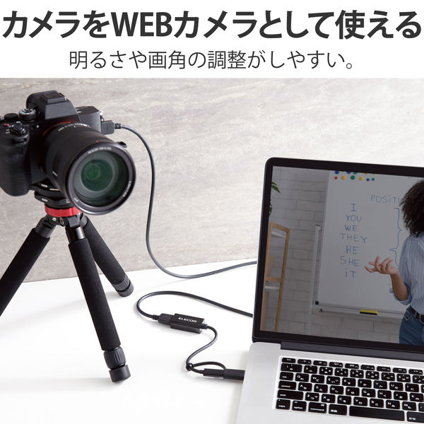 HDMI ビデオキャプチャーボード USB-A・C対応 1080P 30Hz AD