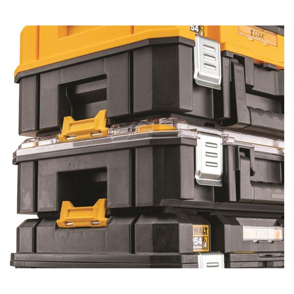 デウォルト DeWALT TSTAK タフシステム2.0 ハーフサイズ オーガナイザー 工具箱 収納ケース ツールボックス 坊塵 防水  DWST83392-1 4536178896696