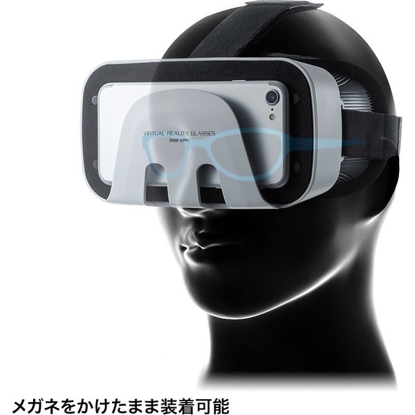 サンワサプライ 3D VRゴーグル MED-VRG1 1個 - アスクル