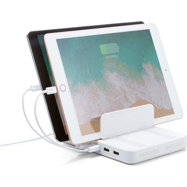 サンワダイレクト 充電器ステーション（USB充電器・スマホ・タブレット