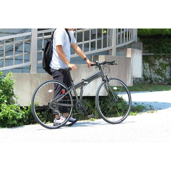 【自転車・折りたたみ】 ミムゴ Classic Mimugo FDB700C7SG 1台（直送品）