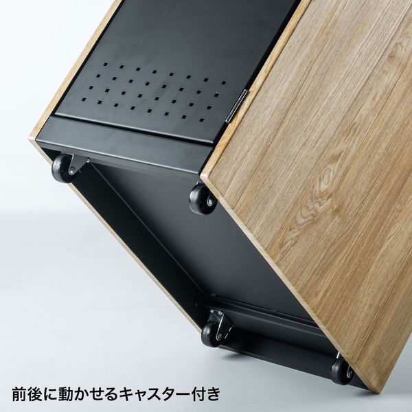 サンワサプライ 鍵付きカバン収納ボックス WG-TWBOX1LMN 1台（直送品