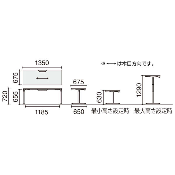 【組立設置込】コクヨ シークエンス スタンダード ボタン ソフトエッジ 1350×675×630mm Nオーク ×白 1台（直送品）