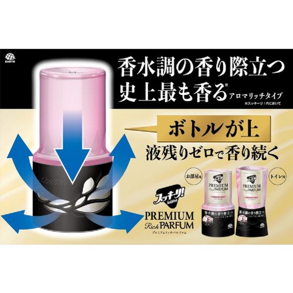 トイレ 消臭剤 芳香剤 トイレのスッキーリ プレミアムリッチパルファム