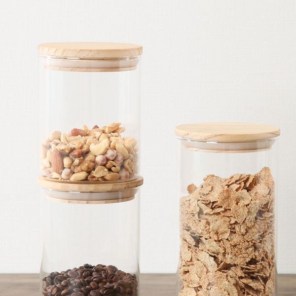 木蓋耐熱キャニスター700ml 37765 1セット（6個入） 不二貿易