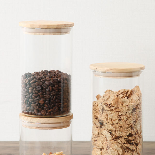 木蓋耐熱キャニスター1000ml 37766 1セット（6個入） 不二貿易（直送品