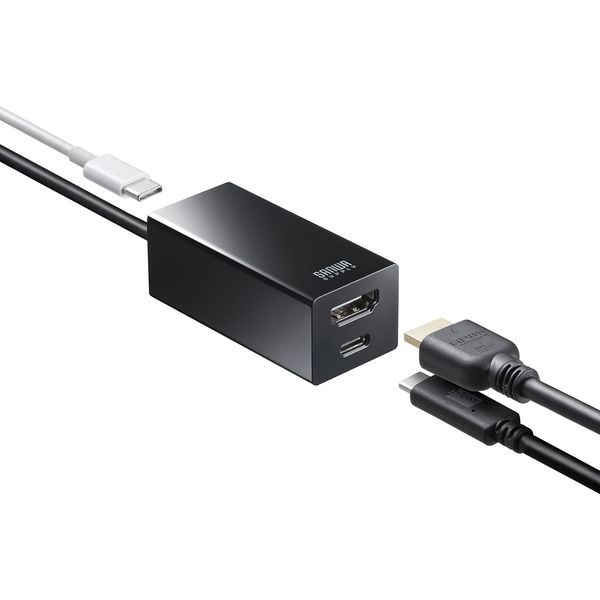 サンワサプライ USB Type C-HDMI変換アダプタ(3ポート 4K対応) AD
