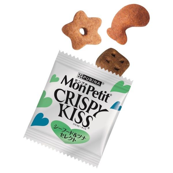 バラエティパック)モンプチ クリスピーキッス 4種の海鮮&お肉 バラエティパック)モンプチ クリスピーキッス 4種の海鮮&お肉