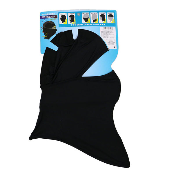 コーコス信岡 クールフェイスカバー BALACLAVA ブラック B-832 1