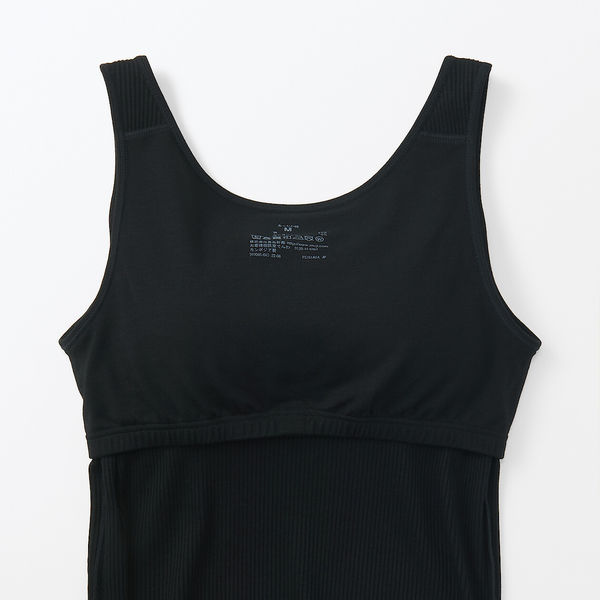 婦人 コットンストレッチリブブラタンクトップ | 無印良品