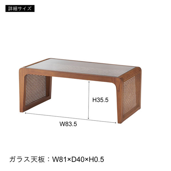 東谷 ROOM ESSENCE センターテーブル 幅900×奥行450×高さ405mm