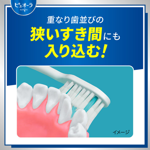 ピュオーラ ハブラシ すき間PRO コンパクト やわらかめ 1本 花王