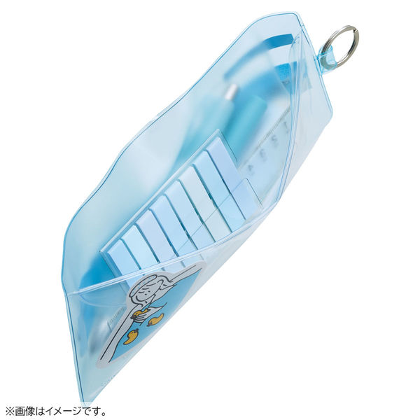 soeru センタージップペンケース 筆箱 ペンポーチ フラット