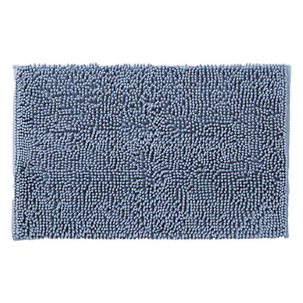 アイメディア マイクロファイバー吸水速乾大判バスマット 50×80 ブルー