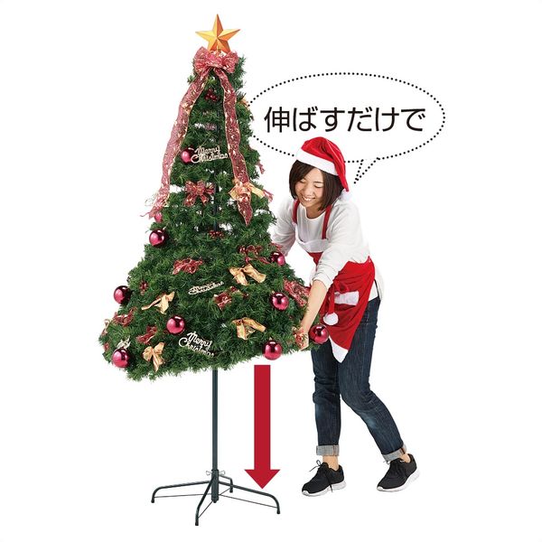 ストア・エキスプレス ポップアップスノーツリー H180×W71cm 1