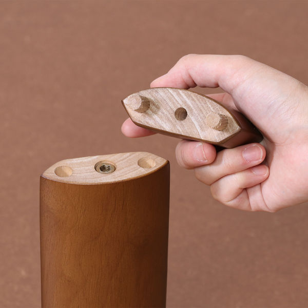 不二貿易 軽量継脚折り畳み座卓 幅1200×奥行750×高さ380mm