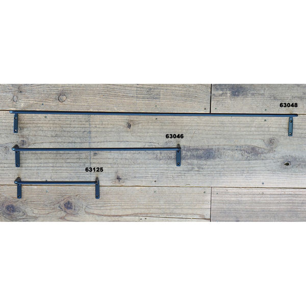 ポッシュリビング アイアンルームバーS ブラック W22.5×D6.5×H6.5cm