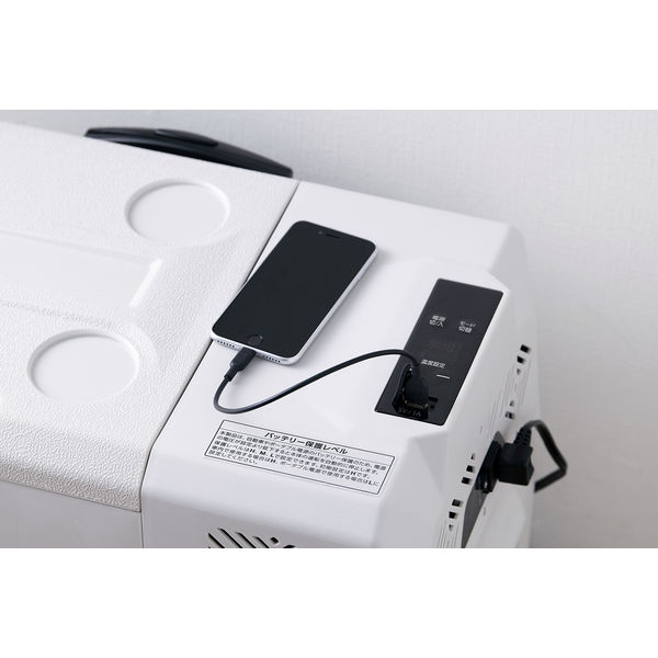 アイリスオーヤマ ポータブル冷蔵冷凍庫 30L IPD-3B-W 1台