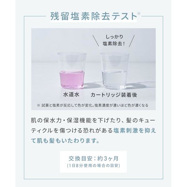 【美品】SALONIA シャワーヘッド 予備カートリッジ付き ファインバブルクリア | SALONIA(サロニア)公式サイト