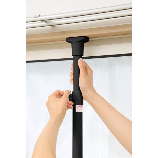 アイリスオーヤマ 木目調窓枠物干し MW-W260N 1台 - アスクル