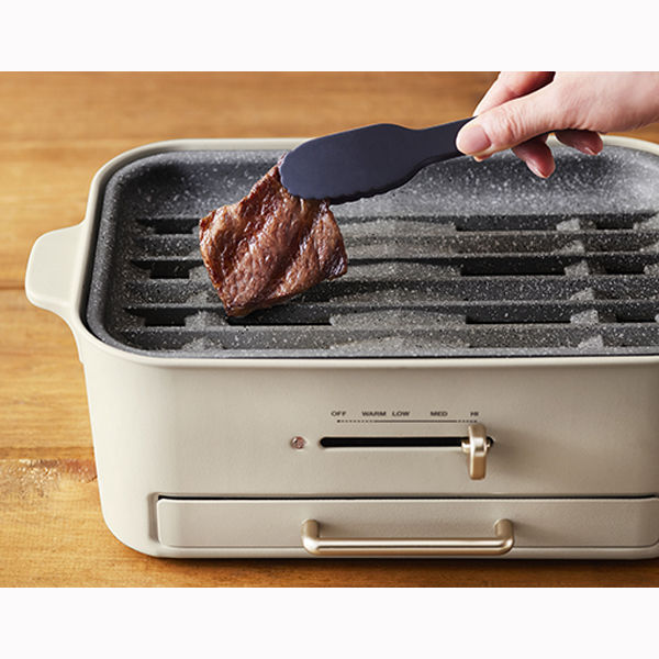 BRUNO コンパクトグリルホットプレート(グレージュ) BOE109-GRG 1個