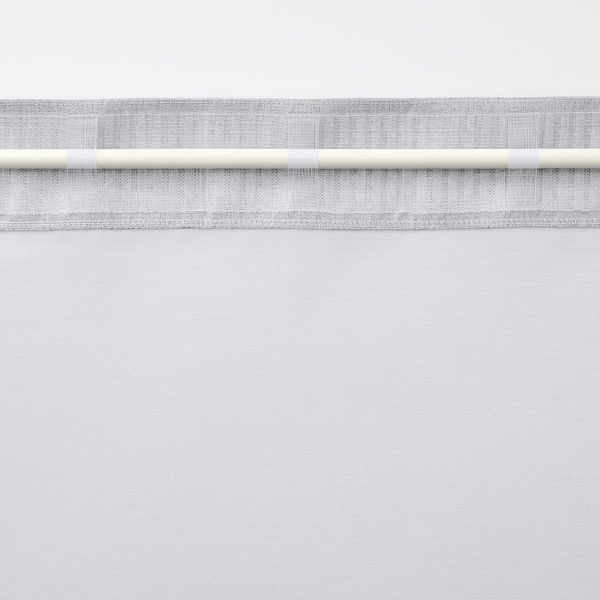 ノンプリーツカーテン 100×178cm ダークグレー　無印良品　遮光 無印良品 遮光性 ポリエステル平織りノンプリーツカーテン 2枚