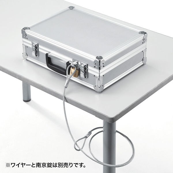 サンワサプライ セキュリティ対応アルミケース BAG-AL5SL 1個（直送品