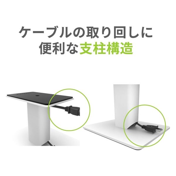Kanto デスクトップスピーカースタンド/ホワイト SP6HDW-WHITE 1
