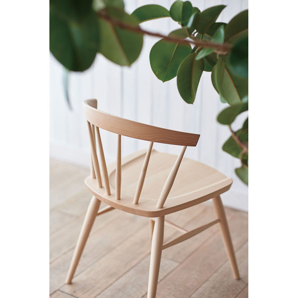 軒先渡し】オリバー ウィンザーチェア カフェチェア 板座 ブルー S・CW