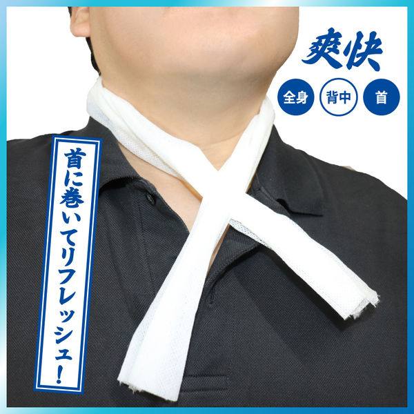 iiもの本舗 クールタオル ラージサイズ冷えてます ボトル ロング 汗