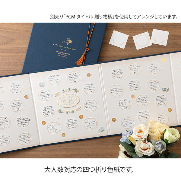 色紙45枚まとめ売り　色紙フォルダー付き Amazon | ミドリ 色紙 カラー色紙 寄せ書き シール付 箱入 四