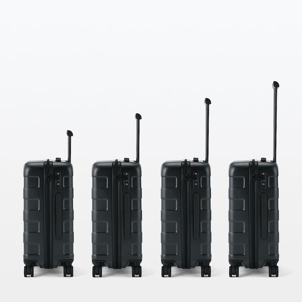 無印良品 バーを自由に調節できる ハードキャリーケース 36L