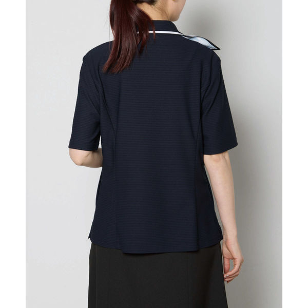 【お取り寄せ】ボンマックス ポロニット ネイビー 5号 AD8809-8 AD8809（ボンマックス）｜事務服