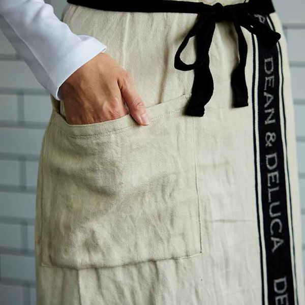 DEAN&DELUCA（ディーン&デルーカ） ジャガードエプロン ブラック