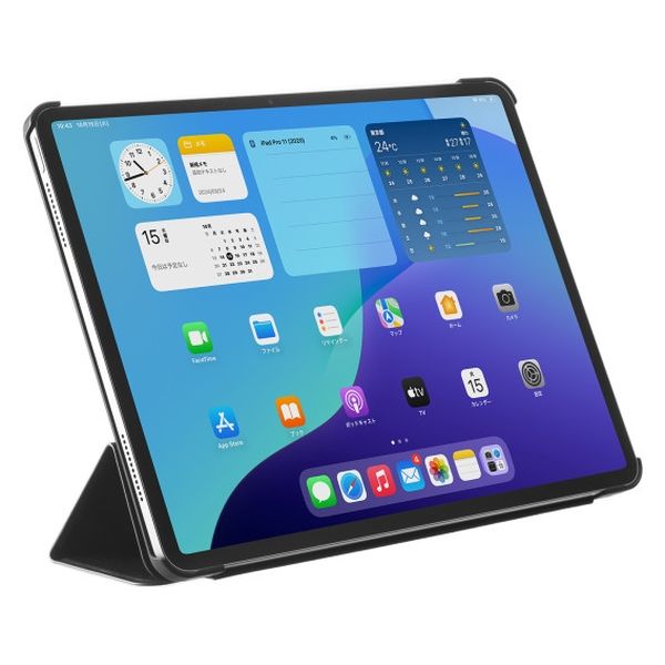 サンワサプライ iPad Air 13インチ（M2/2024）用ソフトレザー調ケース