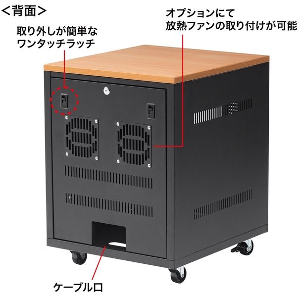 サンワサプライ 扉付き機器収納ボックス CP-SBOX4560 1台（直送品 