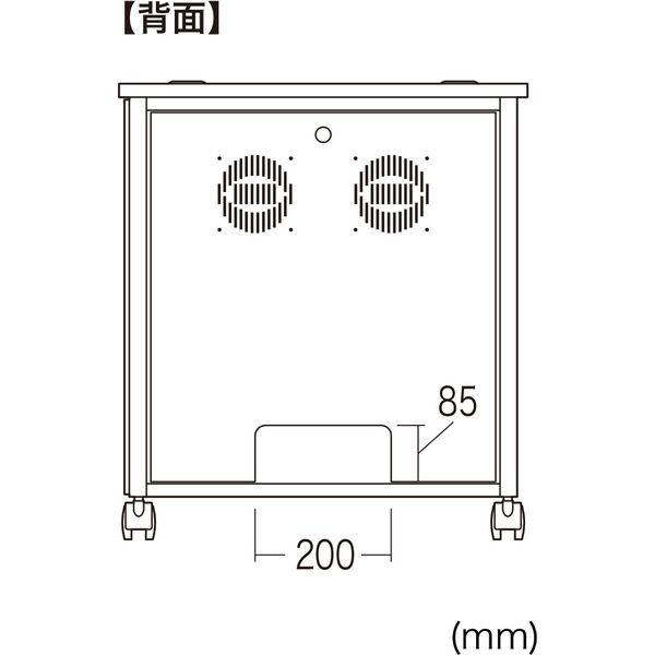 サンワサプライ 19インチマウントボックス( 12U D600) CP-502 1台 