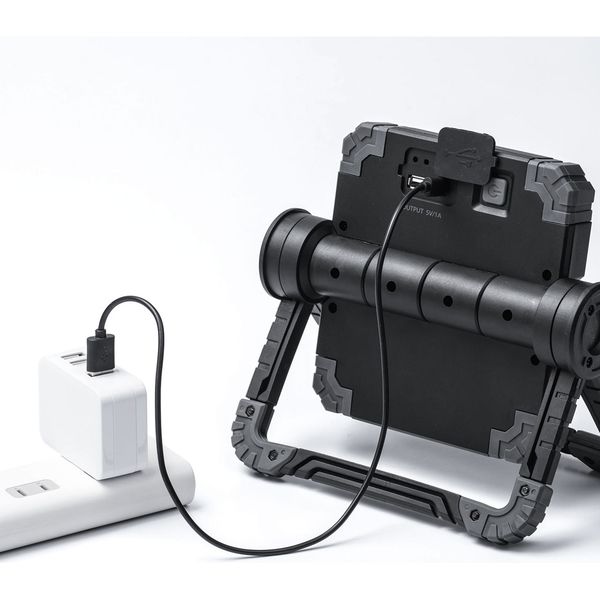 LED投光器 充電式投光器 作業灯 投光器　三段階調光　20W 投光器 3個セットLED 充電式 20W ポータブル 作業灯 緊急照明