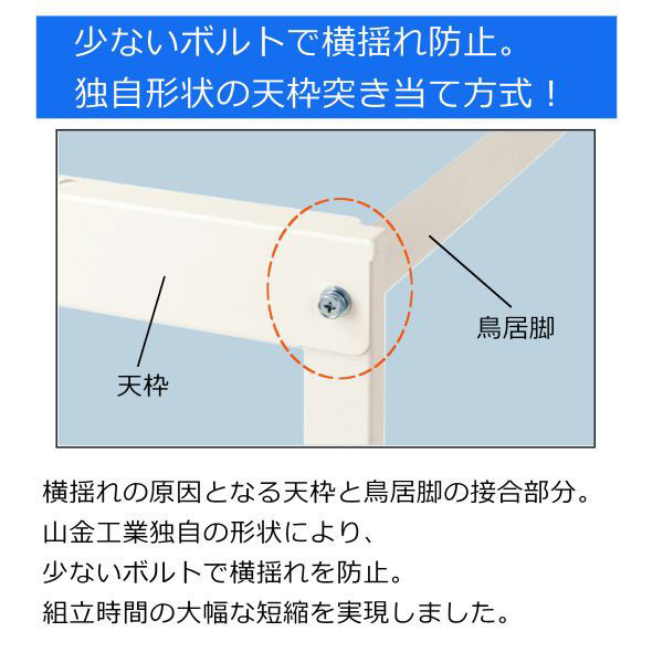 車上渡し】山金工業 ワークテーブル150 軽量作業台 ワンタッチ移動 