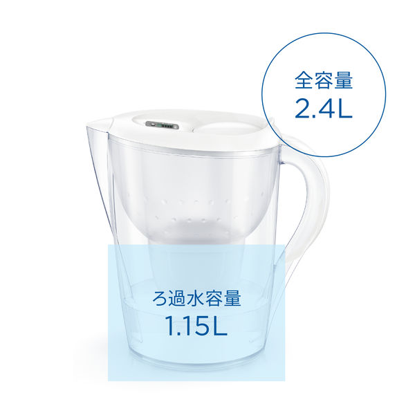 ブリタ（BRITA）ポット型 浄水器 マレーラ マクストラプロ