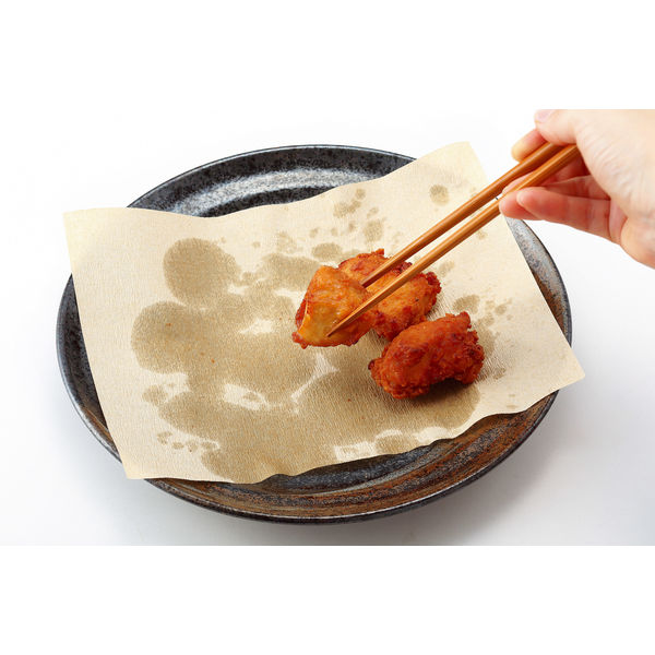 4包セット　(1)特製　純金泥　3包(未開封1包)　(2)金粉泥１包⑦ 無漂白パルプ配合 天ぷら敷き紙 210枚入 1袋 金星製紙 - アスクル