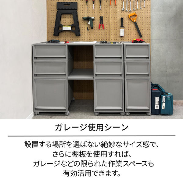 天馬 フィッツケース FC40-3040 グレー 110014843 1セット（4個