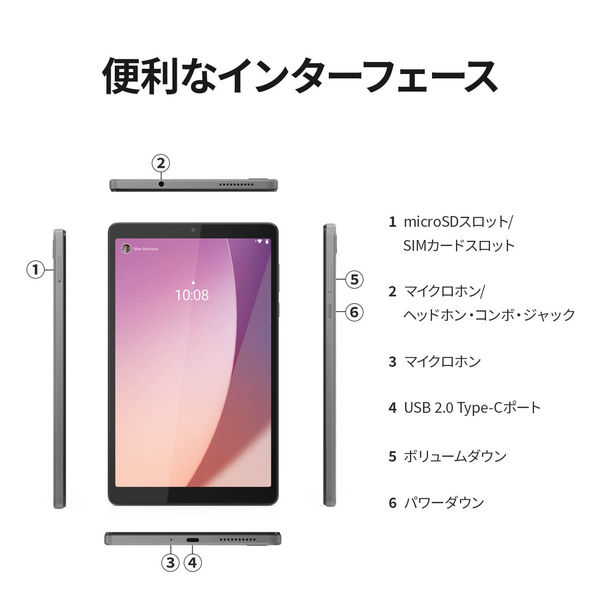 新作入荷安いタブレット　Lenovo Tab M8 2台セット Androidタブレット本体