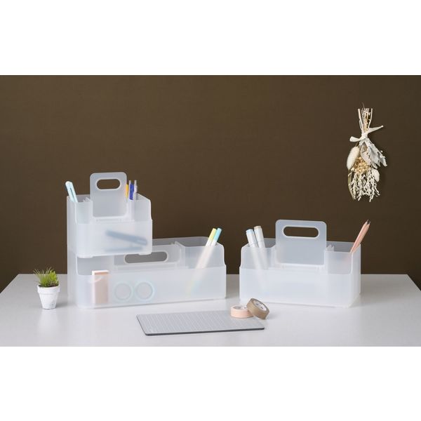 SANKA ナチュラ ツールピット L クリア 収納ボックス NTP-LCL 1セット