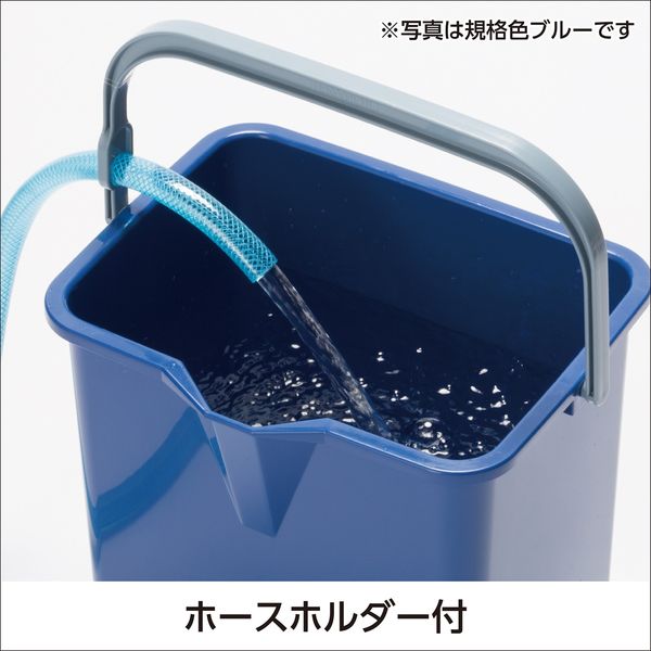 テラモト 仕切付きバケツII グレー 14L CE4471005 1個 - アスクル