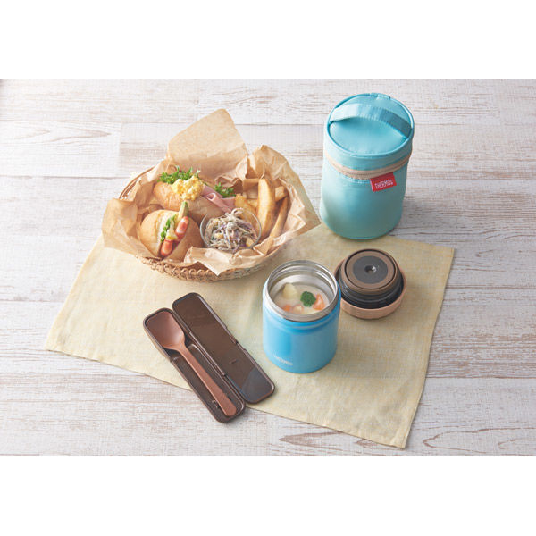 サーモス（THERMOS） 真空断熱スープジャー 300ml ブルー JBT-301 BL 1 