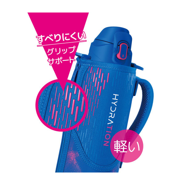 サーモス 真空断熱スポーツボトル 800ml ブルーピンク FJS-800F サーモス 真空断熱スポーツボトル 800ml ブルーピンク FJS-800F